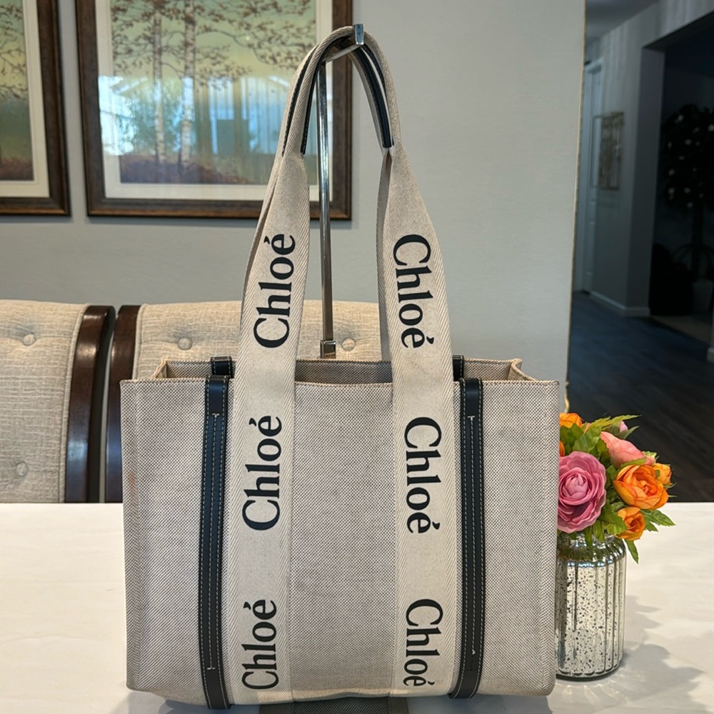 Authentic Chloe woody shoulder bag